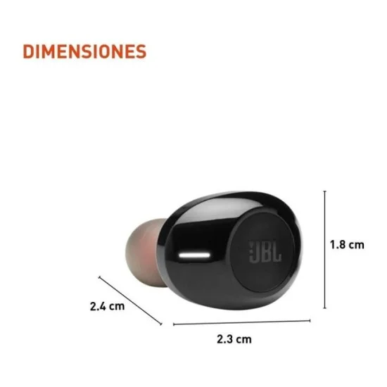 JBL T120TWS Bluetooth True Wireless Earphone - Black